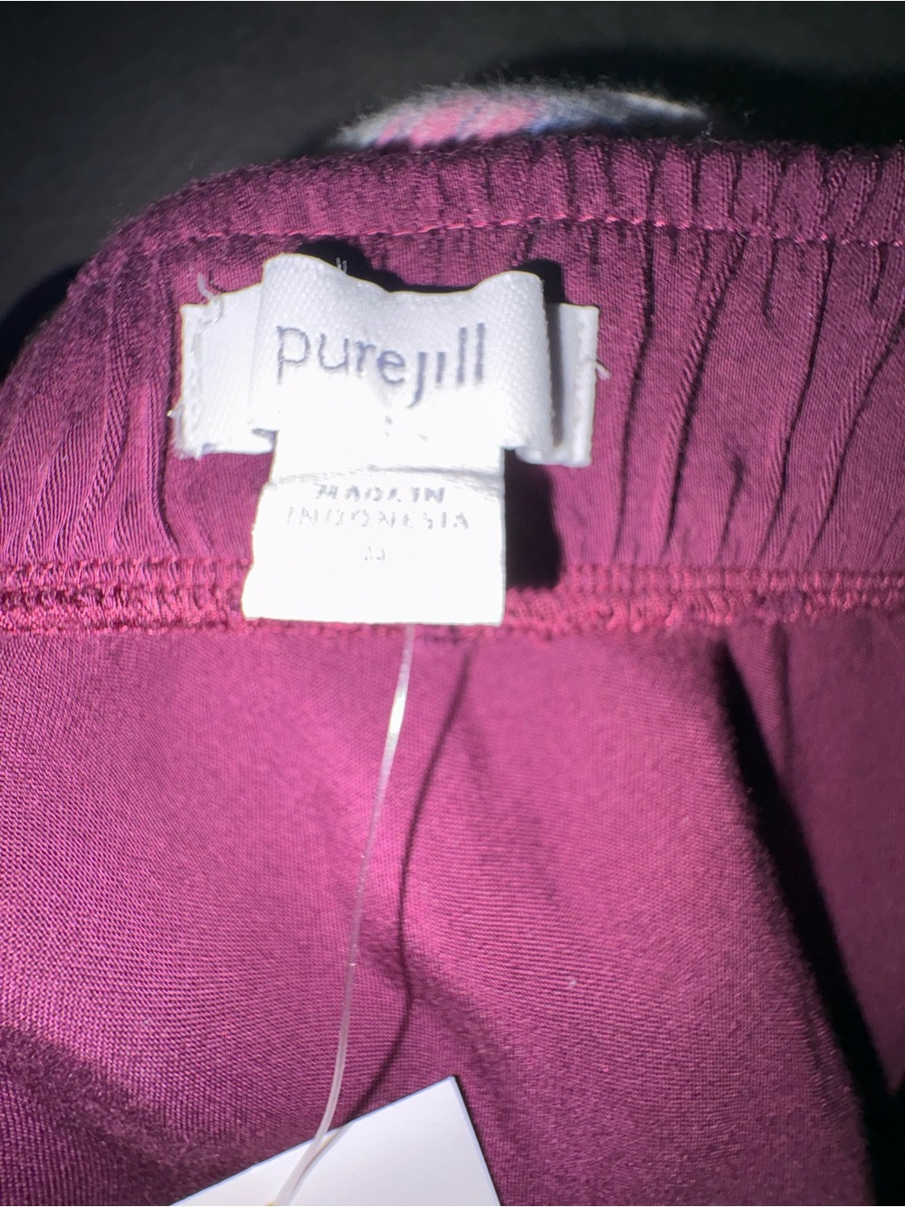 J. Jill Dip-Dyed Maxi Skirt | Burgundy to Plum | Size M | NWT - Picture 9 of 13